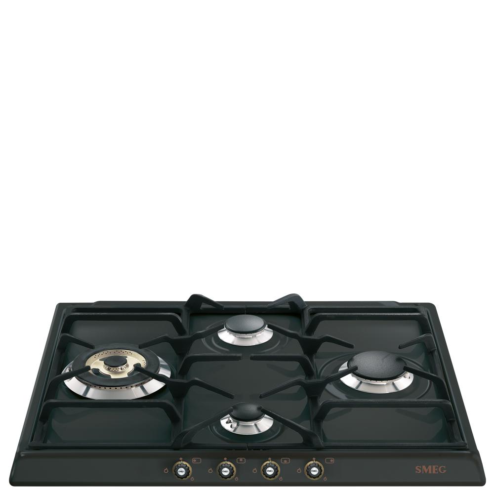 Plynová varná deska se 4 varnými zónami, 60 cm, SR764, černá