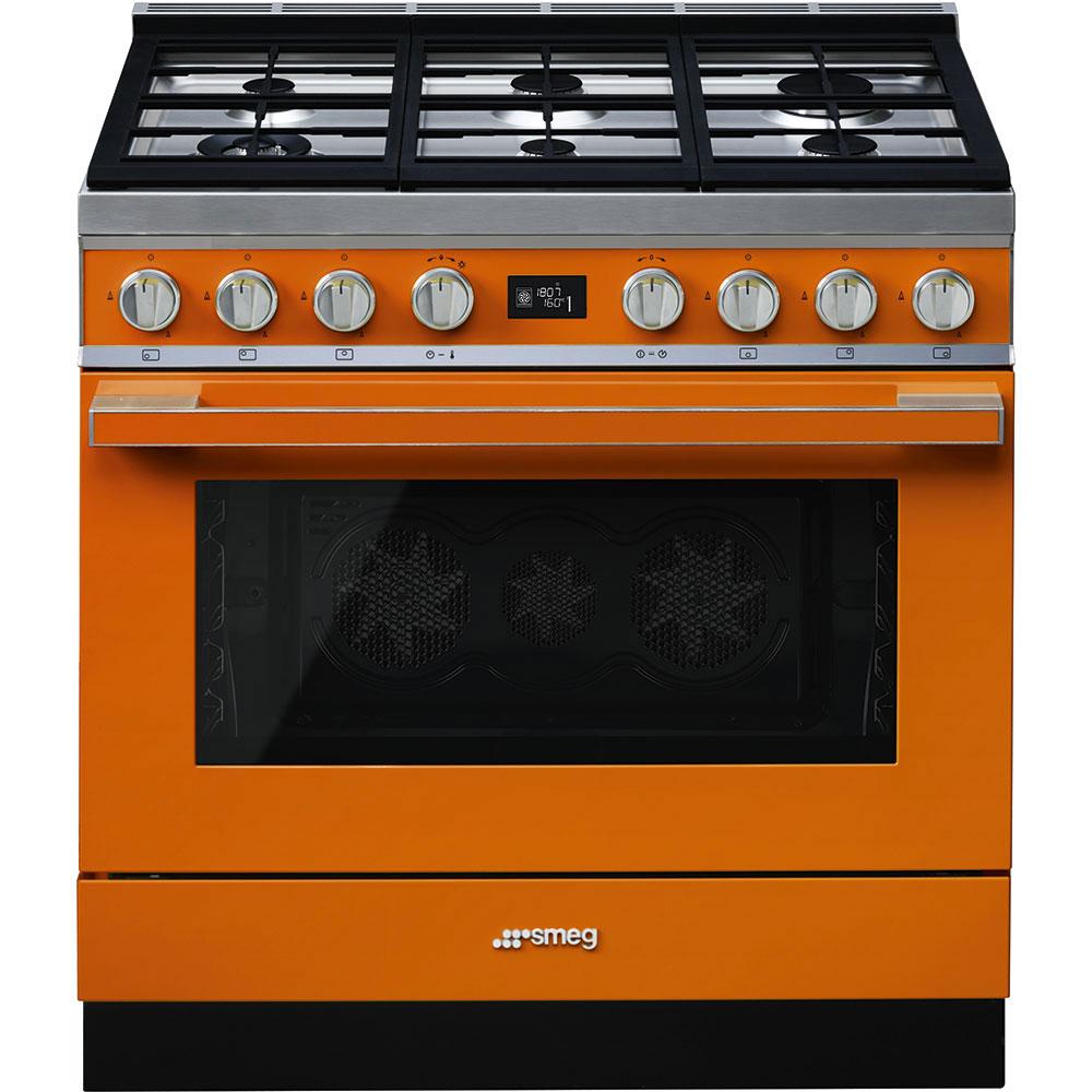 Varné centrum Portofino s plynovou varnou deskou a multifunkční troubou, 90 x 60 cm, CPF9, černá