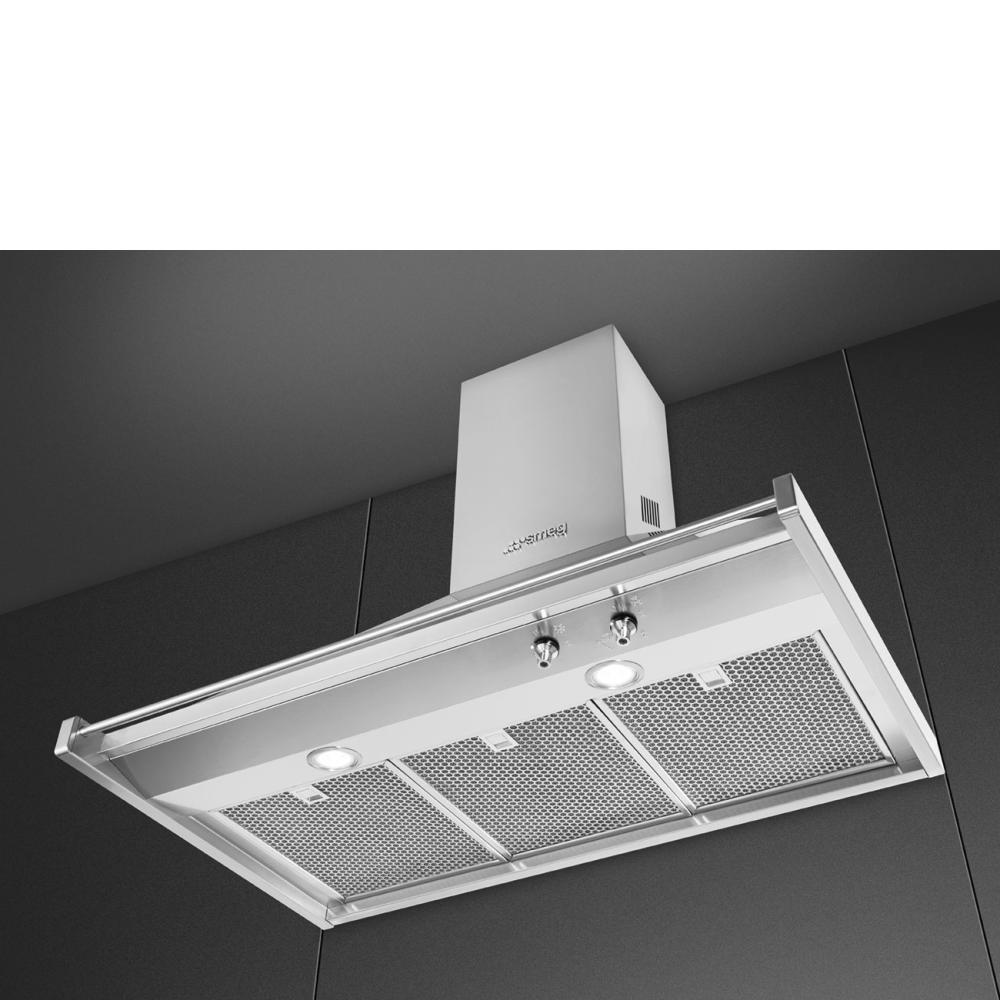 Nástěnný odsavač par Classic, 90 cm se 3 tukovými filtry, nerezová