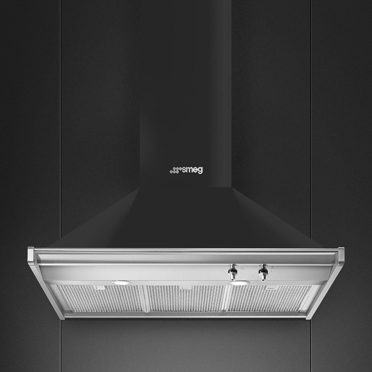 Nástěnný odsavač par Classic, 90 cm se 3 tukovými filtry, nerezová