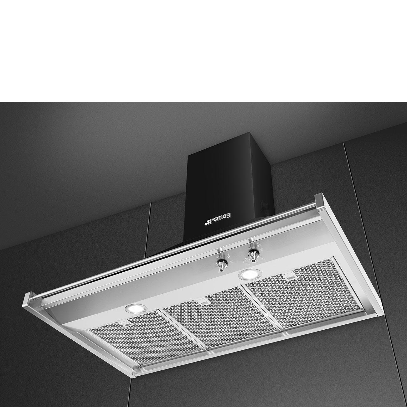 Nástěnný odsavač par Classic, 90 cm se 3 tukovými filtry, nerezová