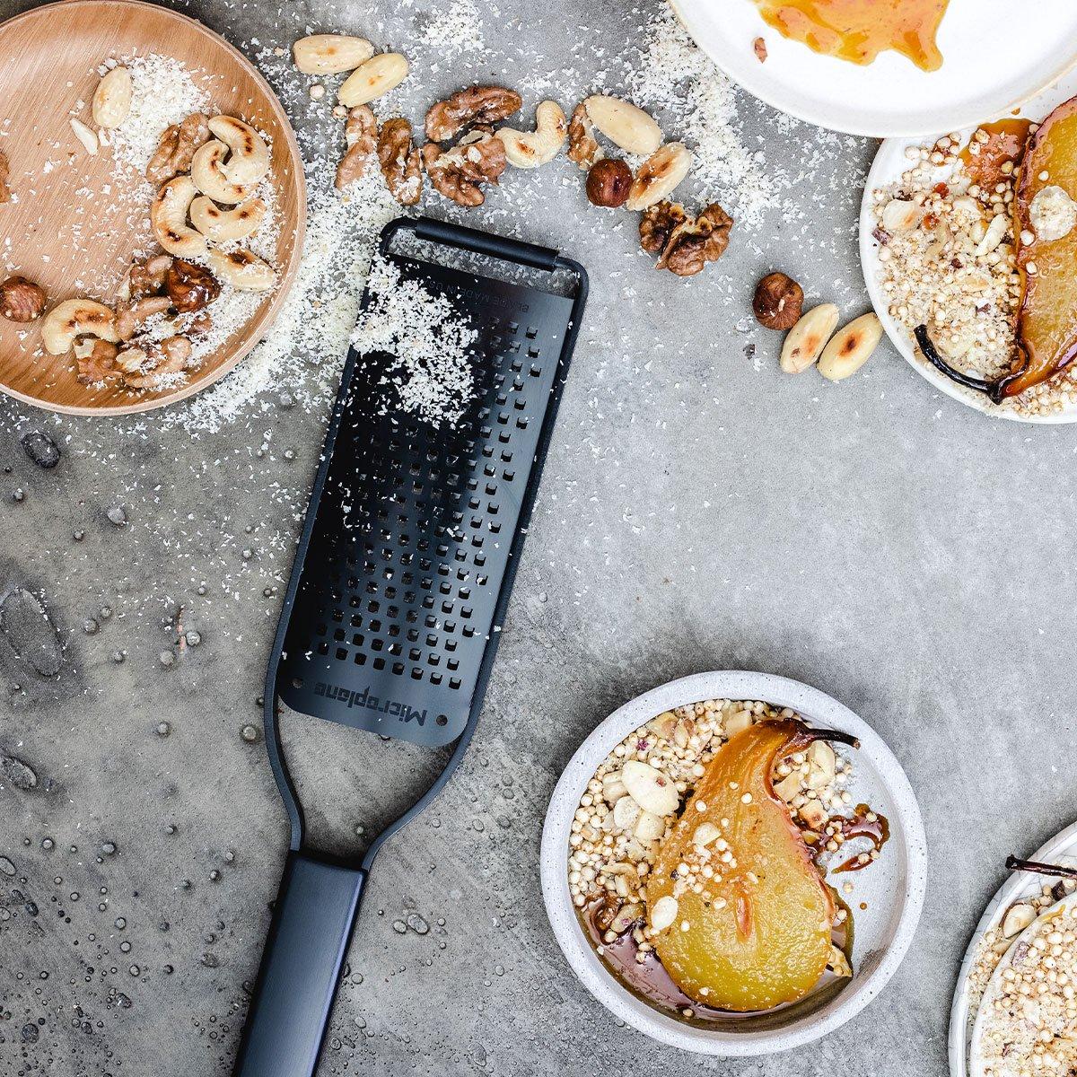 Microplane struhadlo Black Sheep hrubé, černá