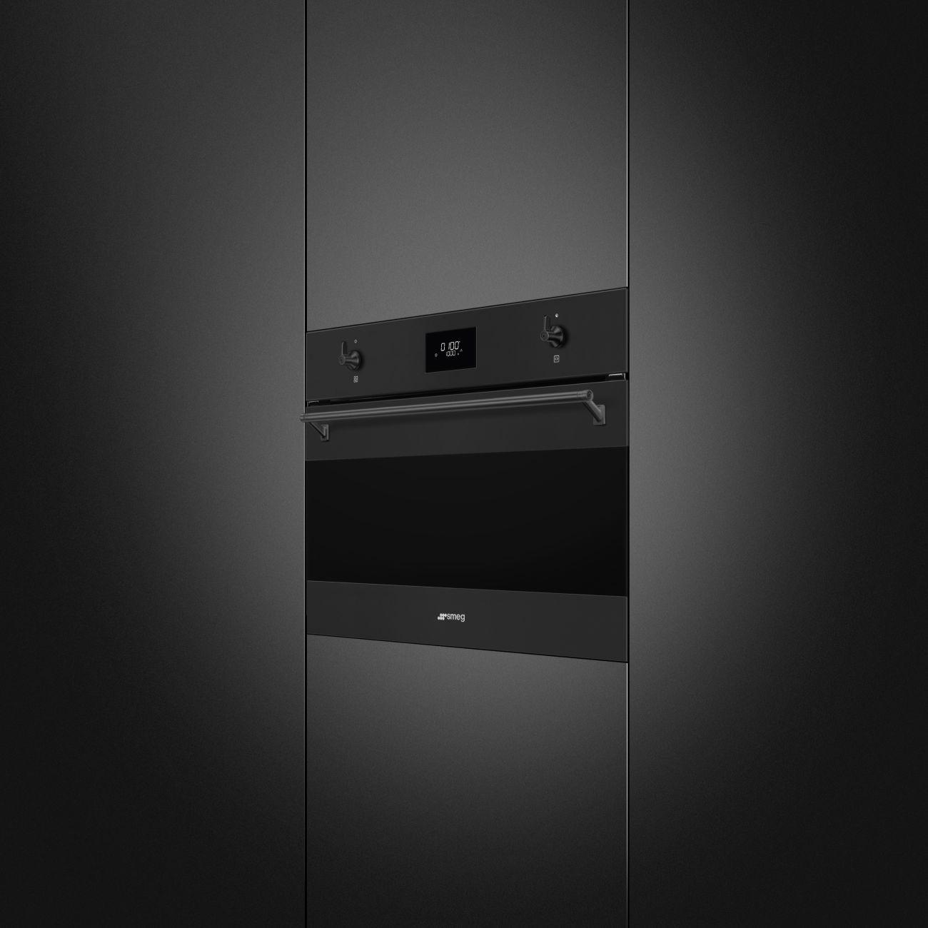 Mikrovlnná trouba s grilem, 45 cm, SO4301, černá