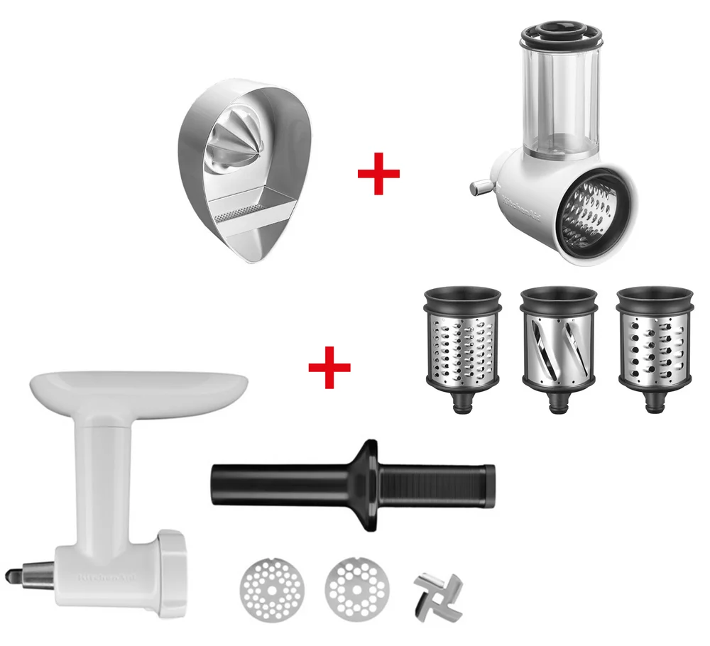 KitchenAid BUNDLEATTACHMENT (5KSMVSA+5KSMFGA+5JE)