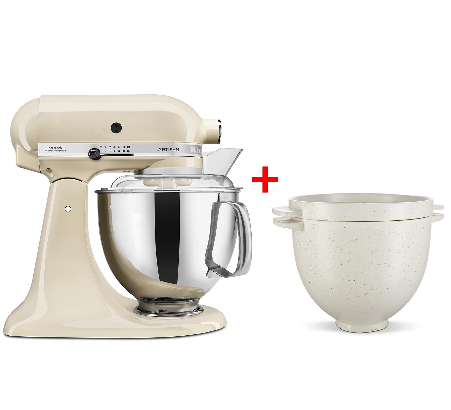 KitchenAid set 5KSM175+5KSM2CB5BGS, mandlová (EOL)