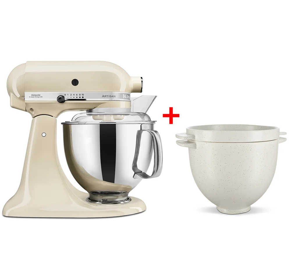 KitchenAid set 5KSM175+5KSM2CB5BGS, mandlová (EOL)