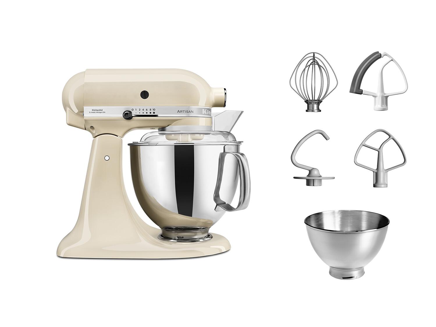 KitchenAid set 5KSM175+5KSM2CB5BGS, mandlová (EOL)