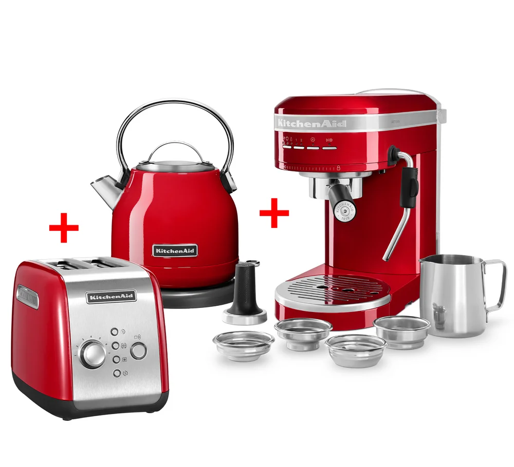 KitchenAid set 5KES6503+5KMT221+5KEK1222, královsky červená (EOL)