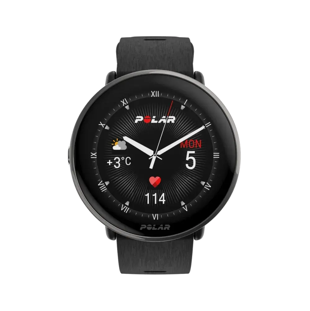 Fitness a wellness hodinky Ignite 3 Titanium, silikonový řemínek velikost S-L, černá