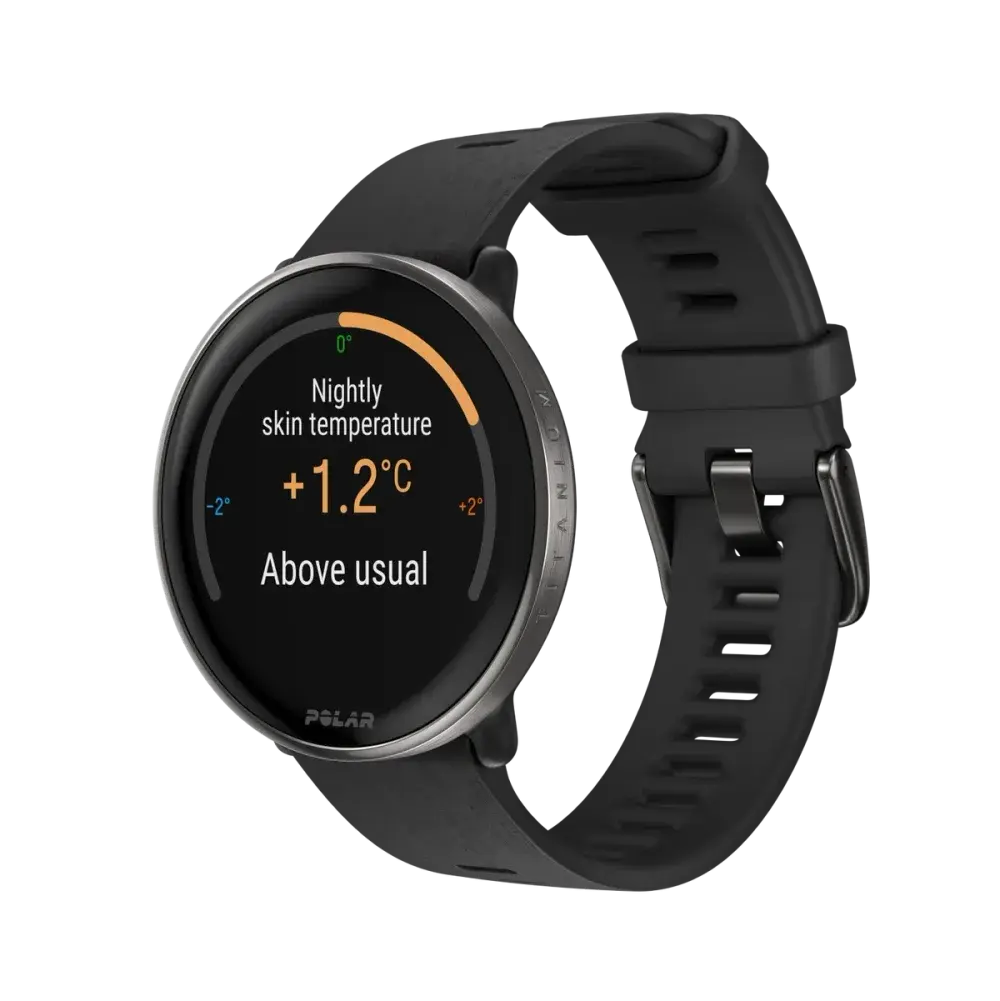 Fitness a wellness hodinky Ignite 3 Titanium, silikonový řemínek velikost S-L, černá