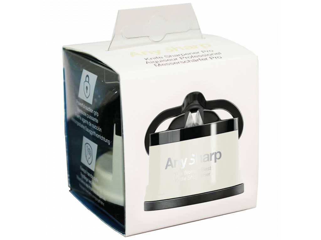 Brousek na nože Pro s celokovovým tělem, červený