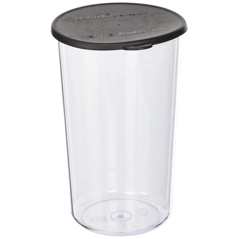 Nádoba 600 ml s černým víčkem