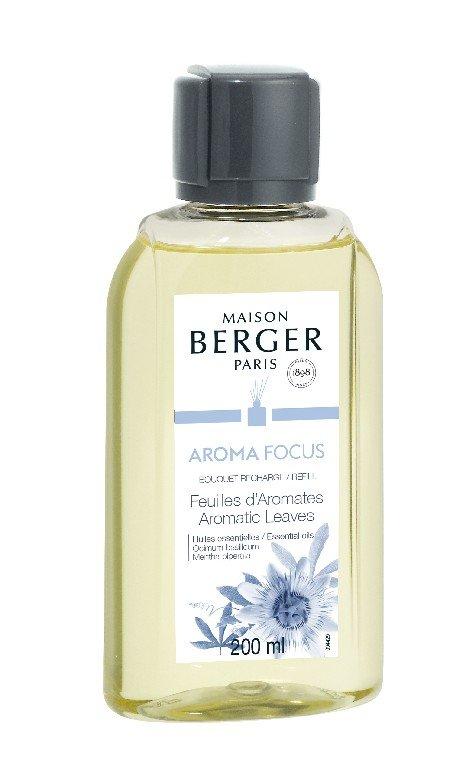 BERGER Aroma Focus Aromatic Leaves/Aromatické listí náplň do difuzéru 0,2l (EOL)