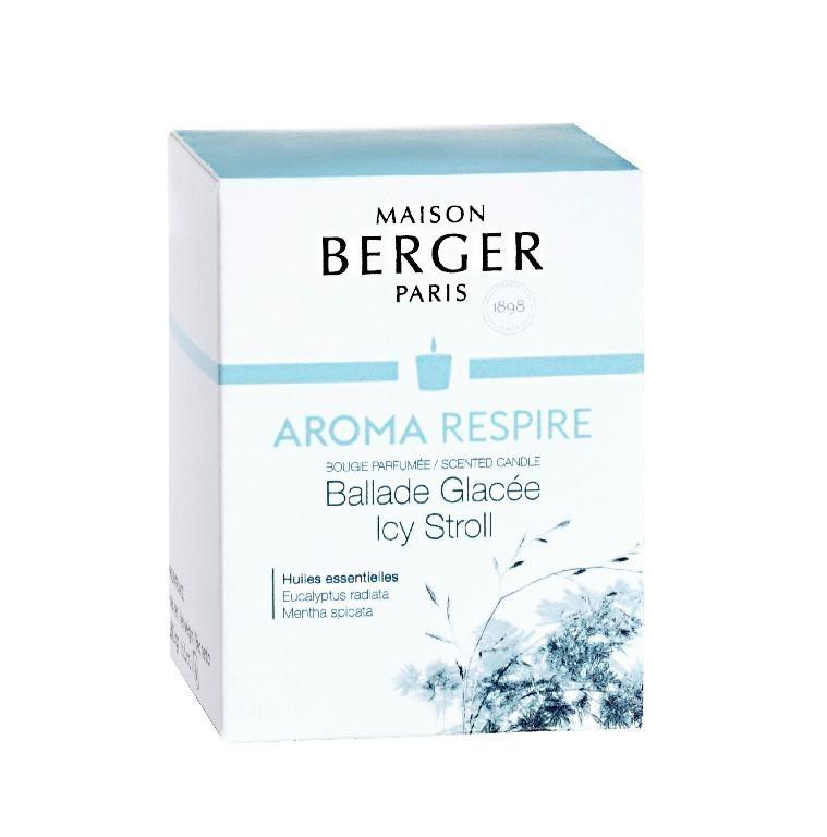 BERGER Aroma Respire Icy Stroll/Ledová procházka svíčka 180g 