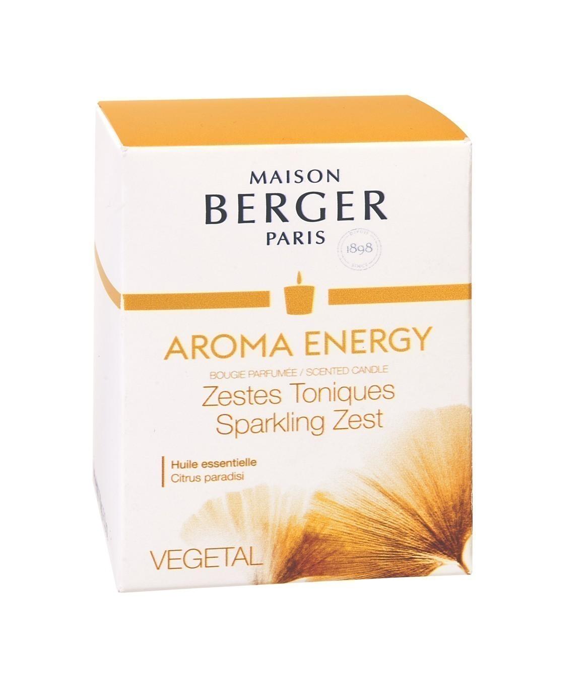 BERGER Aroma Sparkling zest/Čerstvé tonikum svíčka 180g