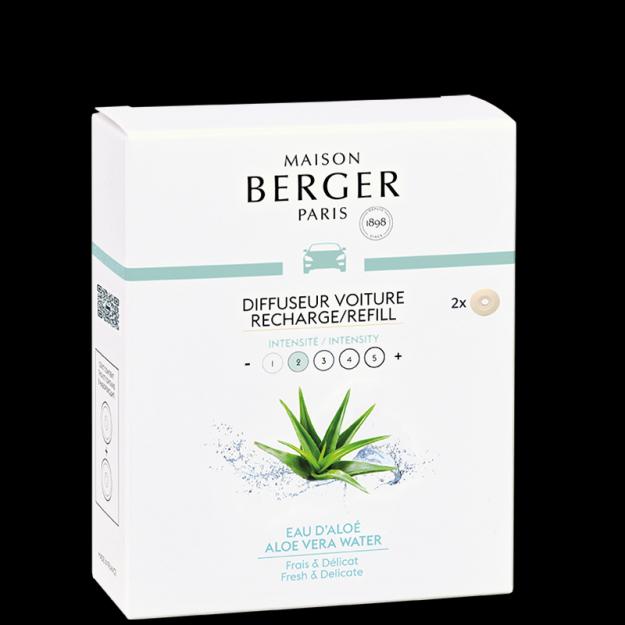 BERGER CAR 2 náhr. náplně Aloe Water/Voda z Aloe