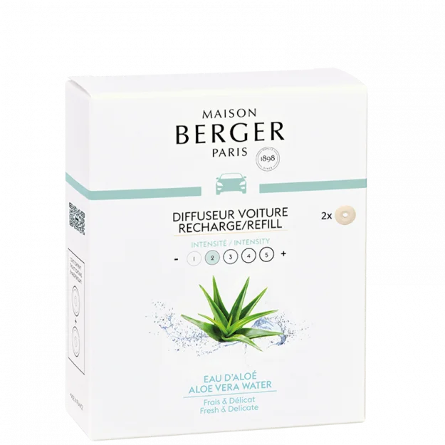 BERGER CAR 2 náhr. náplně Aloe Water/Voda z Aloe