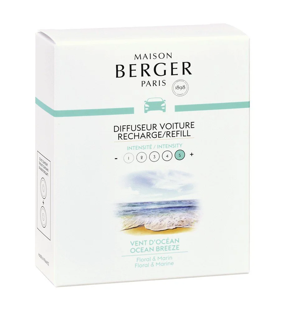 BERGER CAR 2 náhr. náplně Ocean Breeze/Vůně oceánu