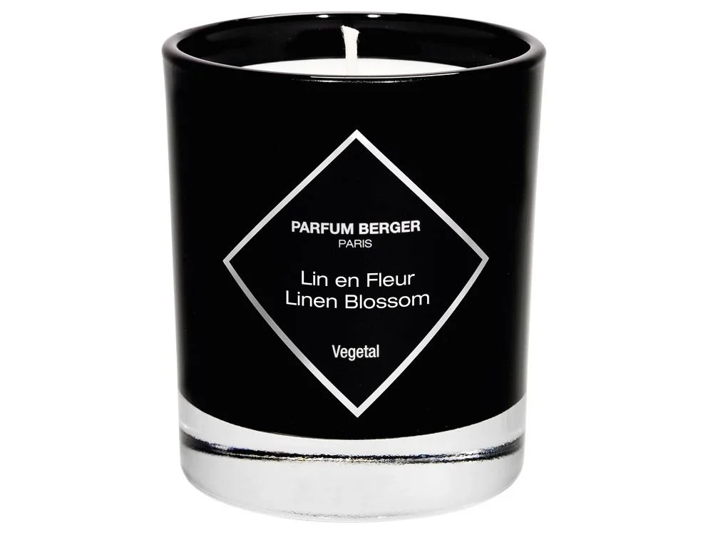 BERGER Graphique Lin en fleurs / Lněný květ svíčka 210g (EOL)