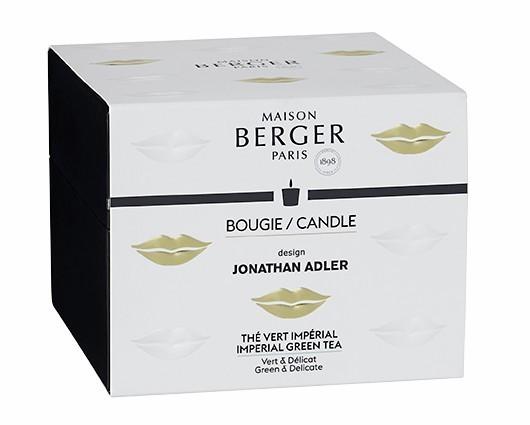 BERGER J. Adler Muse svíčka Císařský zelený čaj 300g bílá (EOL)
