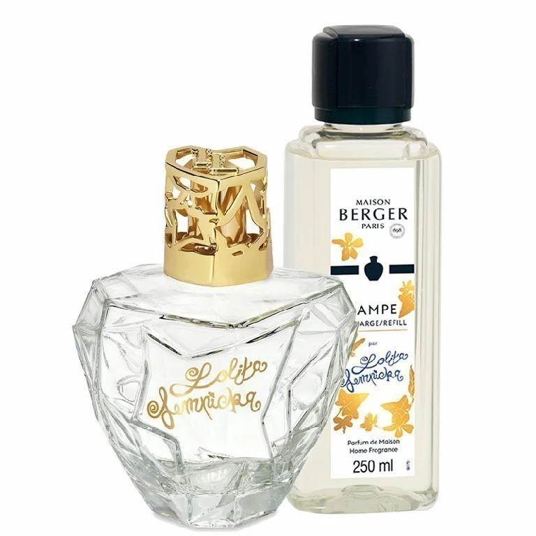 Dárková sada katalytická lampa Lolita Lempicka transparentní + náplň 250 ml