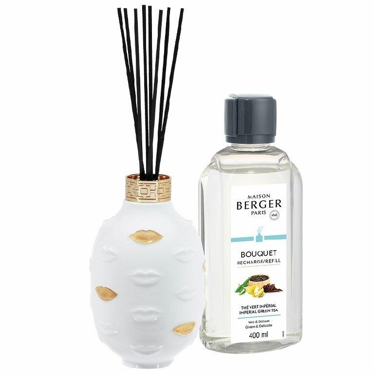 BERGER Muse Imperial/Císařský zelený čaj difuzér s náplní 0,4l bílý (EOL)