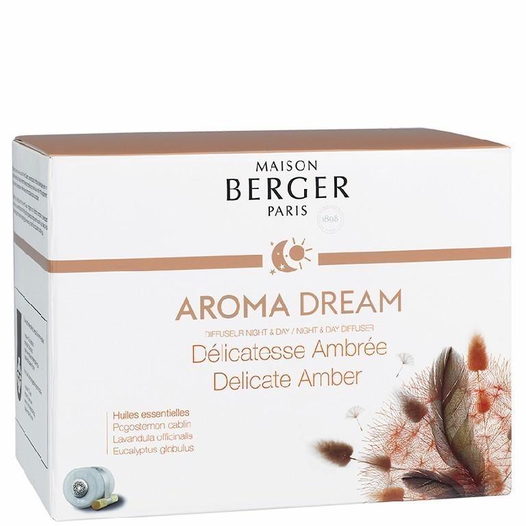 Sada elektrický Difuzér s budíkem Night & Day + kapsle Aroma Dream – Jemná ambra