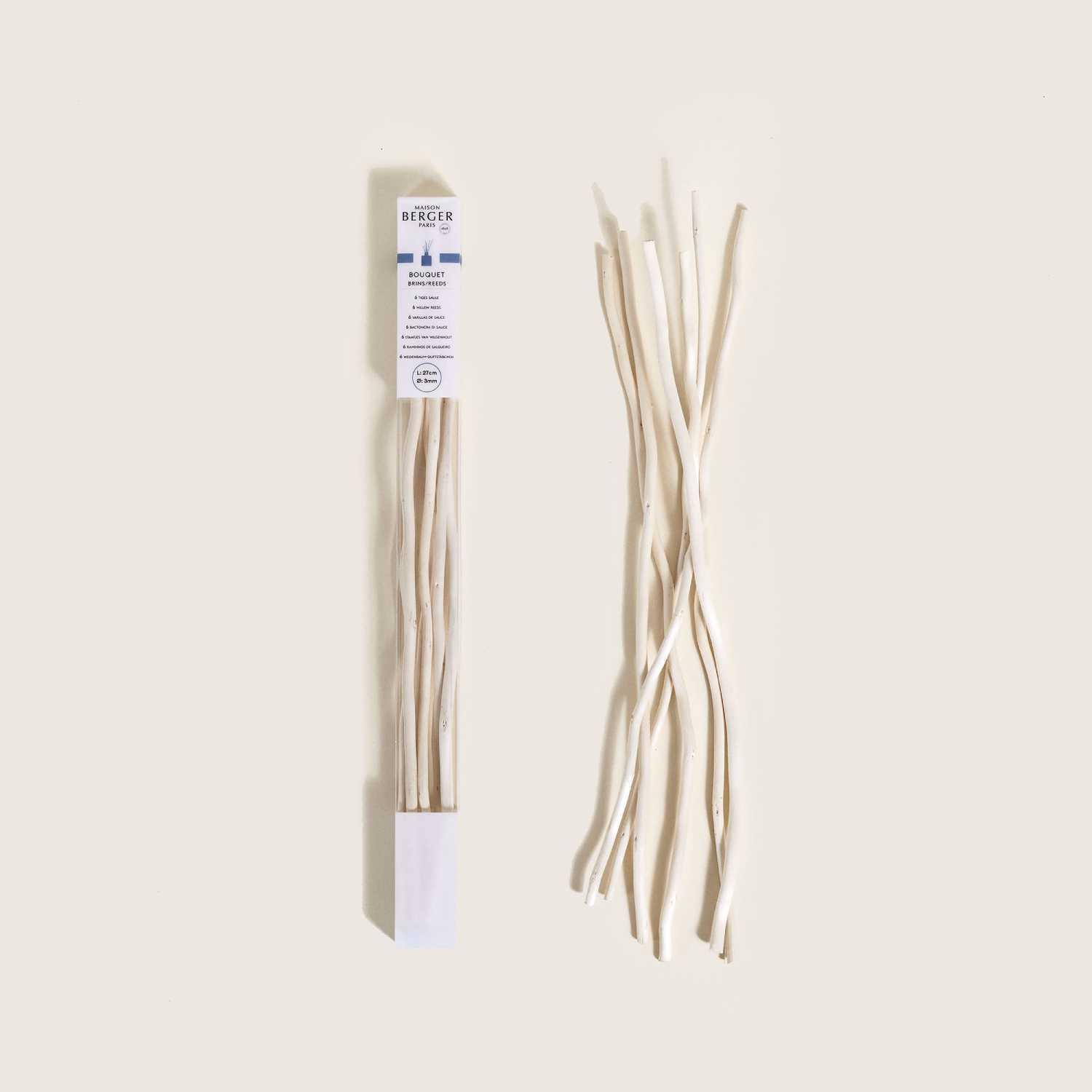 Vrbové vonné tyčinky 27 cm, 6 ks