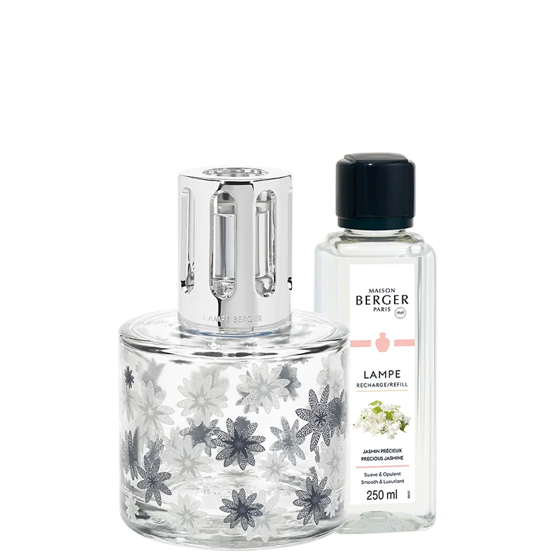 Dárková sada: katalytická lampa Pure Floral + Vzácný jasmín, 250 ml