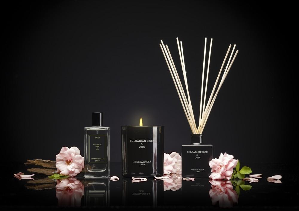 CERERIA MOLLA Boutique difuzér Bulgarian Rose & Oud 0,1l černý (EOL)
