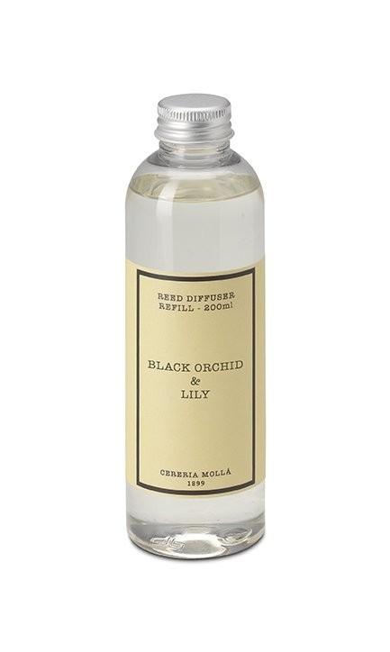 CERERIA MOLLA Boutique náplň do difuzéru Black Orchid & Lily 0,2l krémová (EOL)