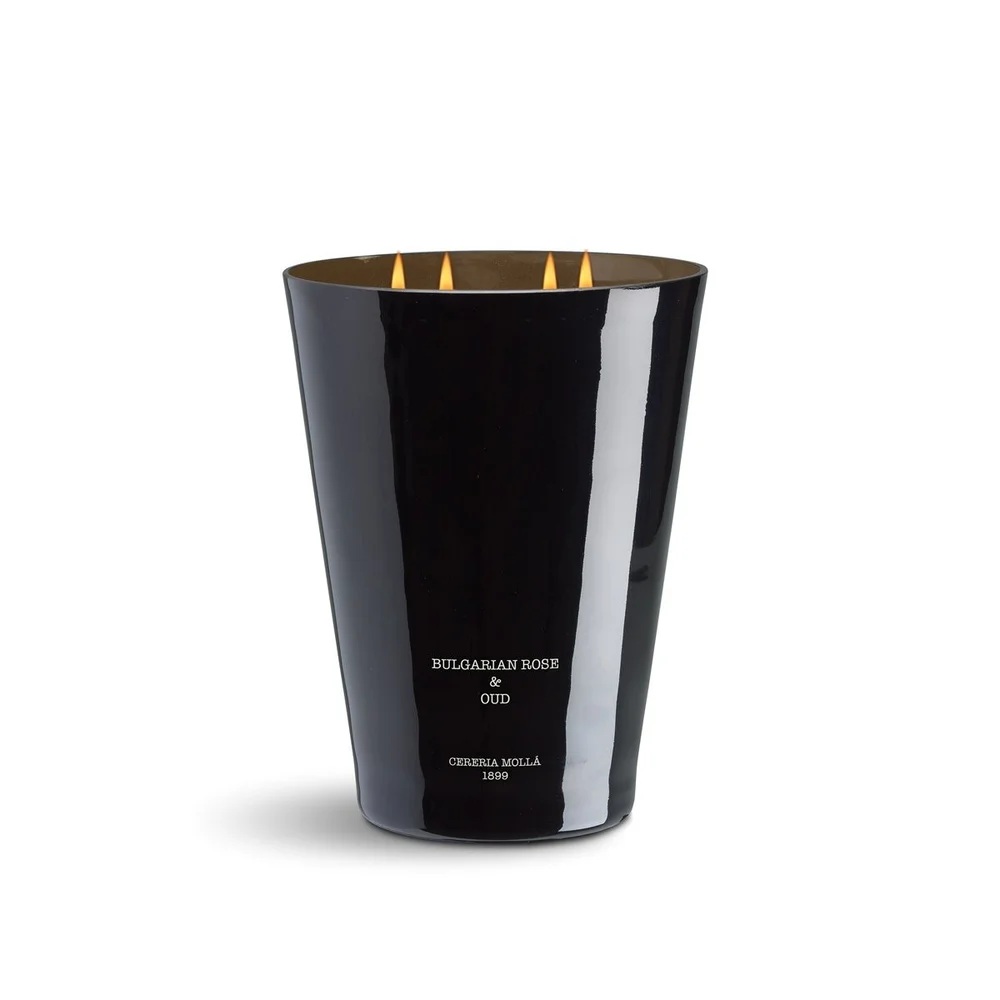 CERERIA MOLLA Large XXL svíčka 4 knotová Mediterranean Blue 3,5kg černá (EOL)