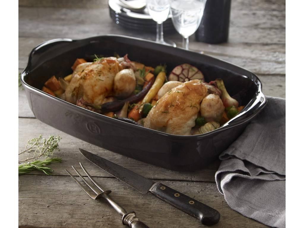 EH Akční set - 2ks zapékací mísy 9649, pepřová (EOL)