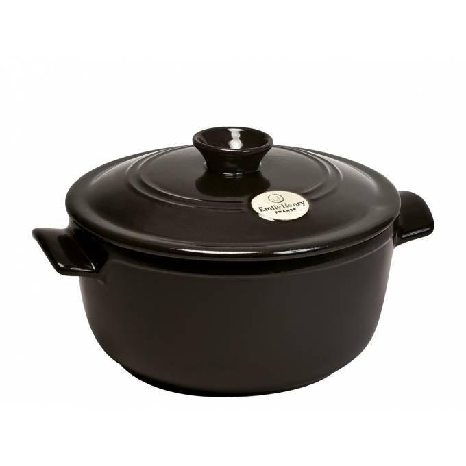 EH Flame Hrnec kulatý s poklicí 22cm Pepřová (EOL)