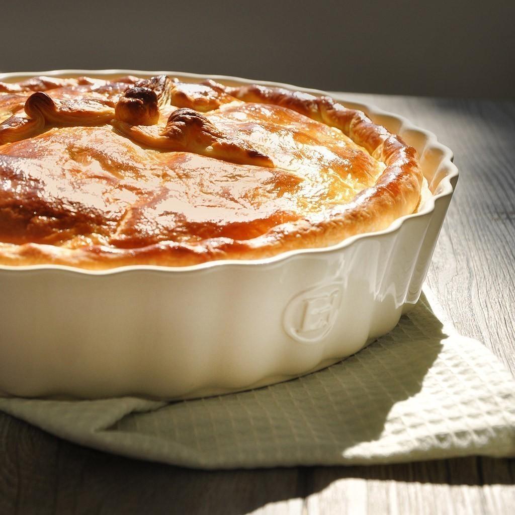 Hluboká koláčová forma, Ø 28 cm, světle modrá Écume