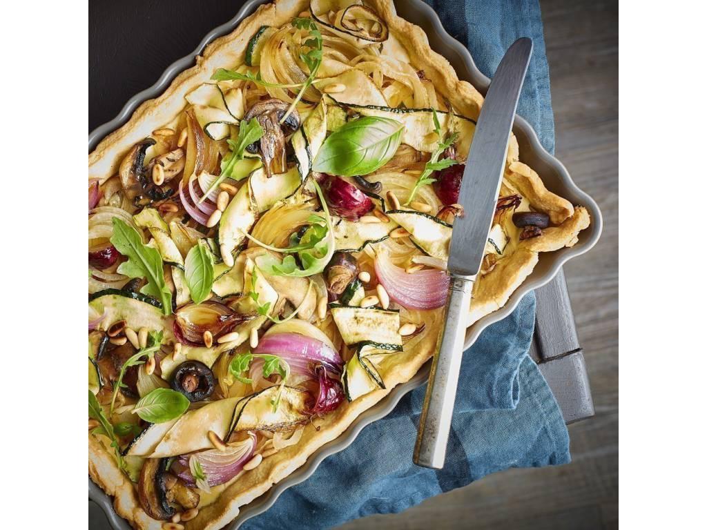 Obdélníková koláčová forma, 24 x 34 cm, granátová