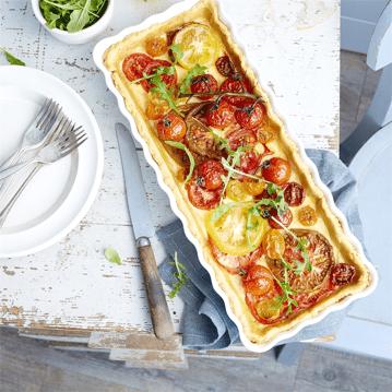 Obdélníková koláčová forma, 15 x 36 cm, světle modrá Écume