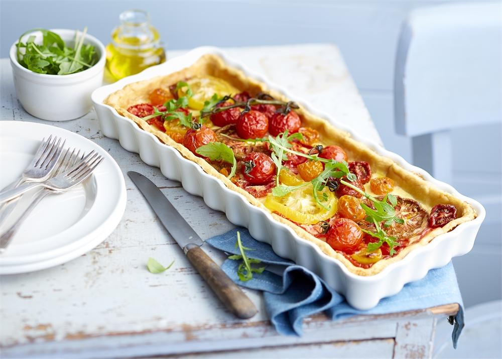 Obdélníková koláčová forma, 15 x 36 cm, temně modrá Belle Ile