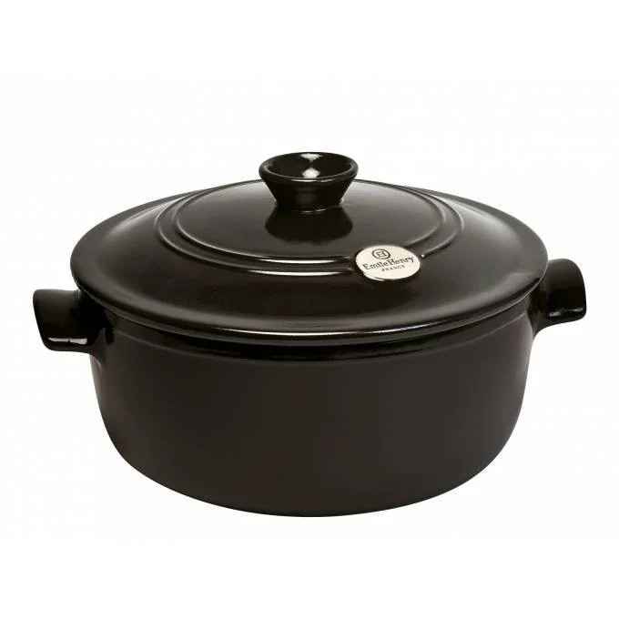 Hrnec kulatý s poklicí - 30 cm / 6,4 l, pepřová