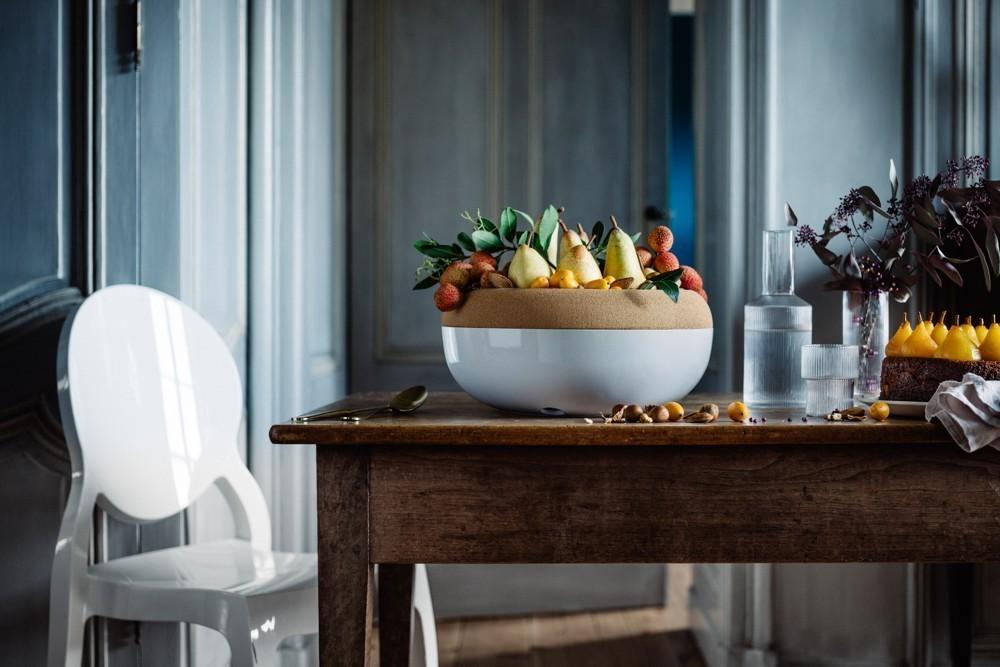 Velká mísa na uskladnění ovoce a zeleniny, 6,5l, lanýžová