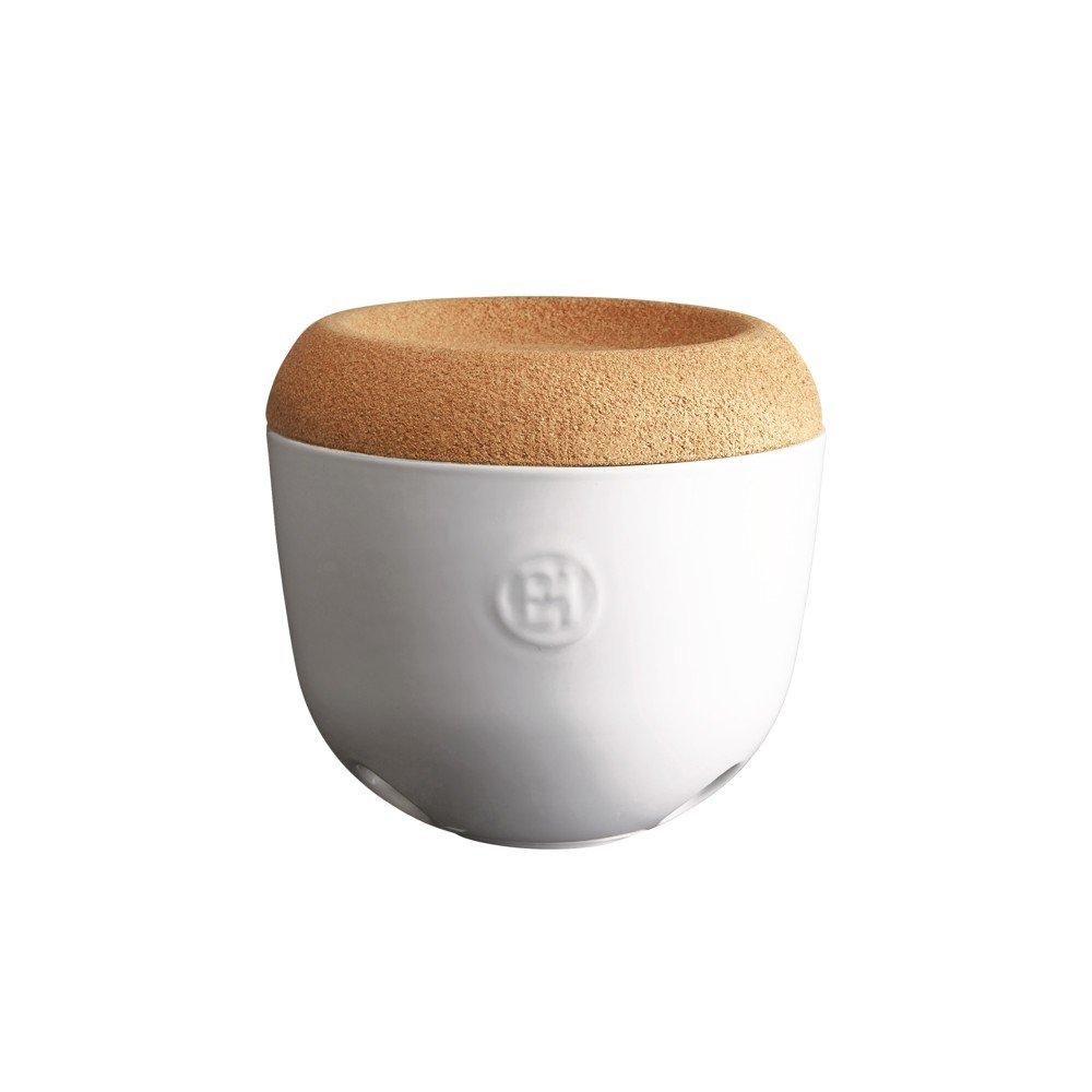 Miska na uskladnění česneku, 1 l, slonová kost