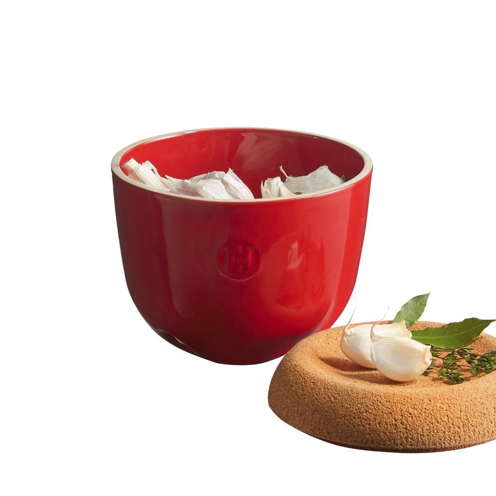 Miska na uskladnění česneku, 1 l, slonová kost