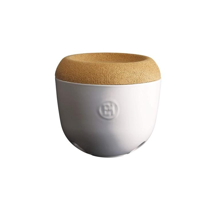 Miska na uskladnění česneku, 1 l, slonová kost