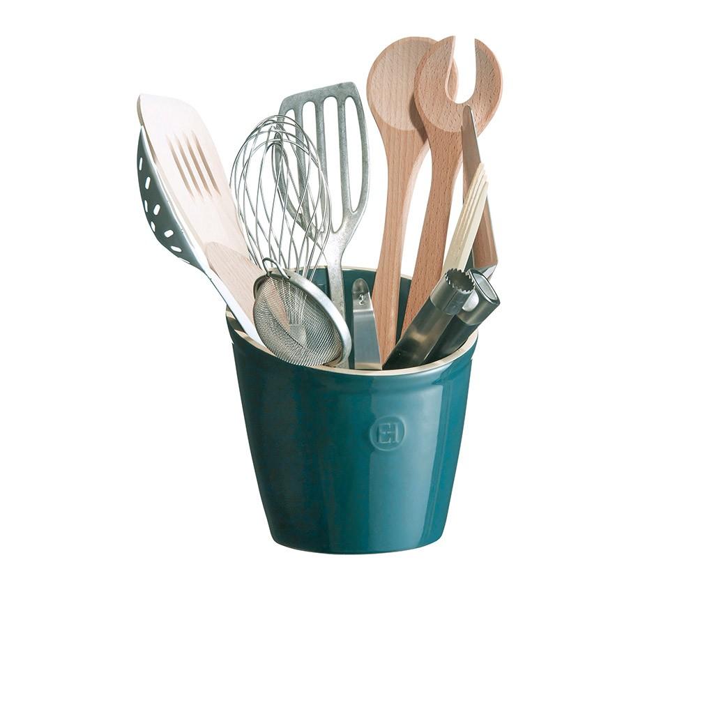 Keramická nádoba na kuchyňské nástroje, 14 x 14 cm, slonová kost