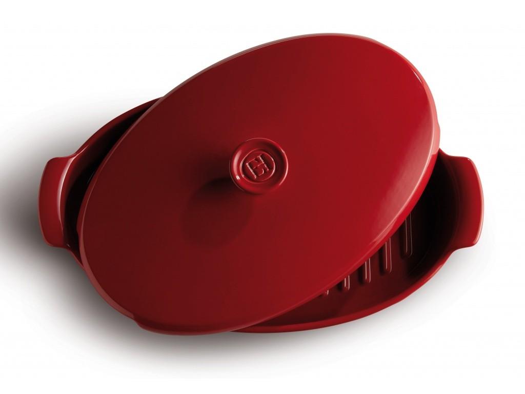 EH papilotová pečící miska, 41x24cm, granátová (EOL)