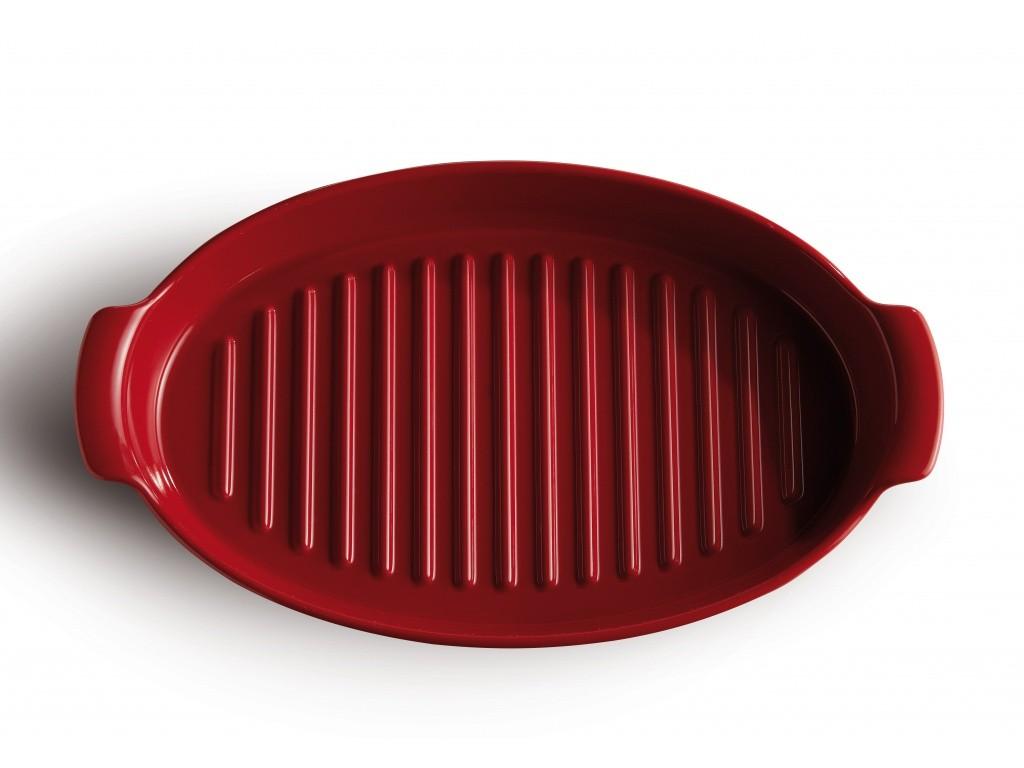 EH papilotová pečící miska, 41x24cm, granátová (EOL)