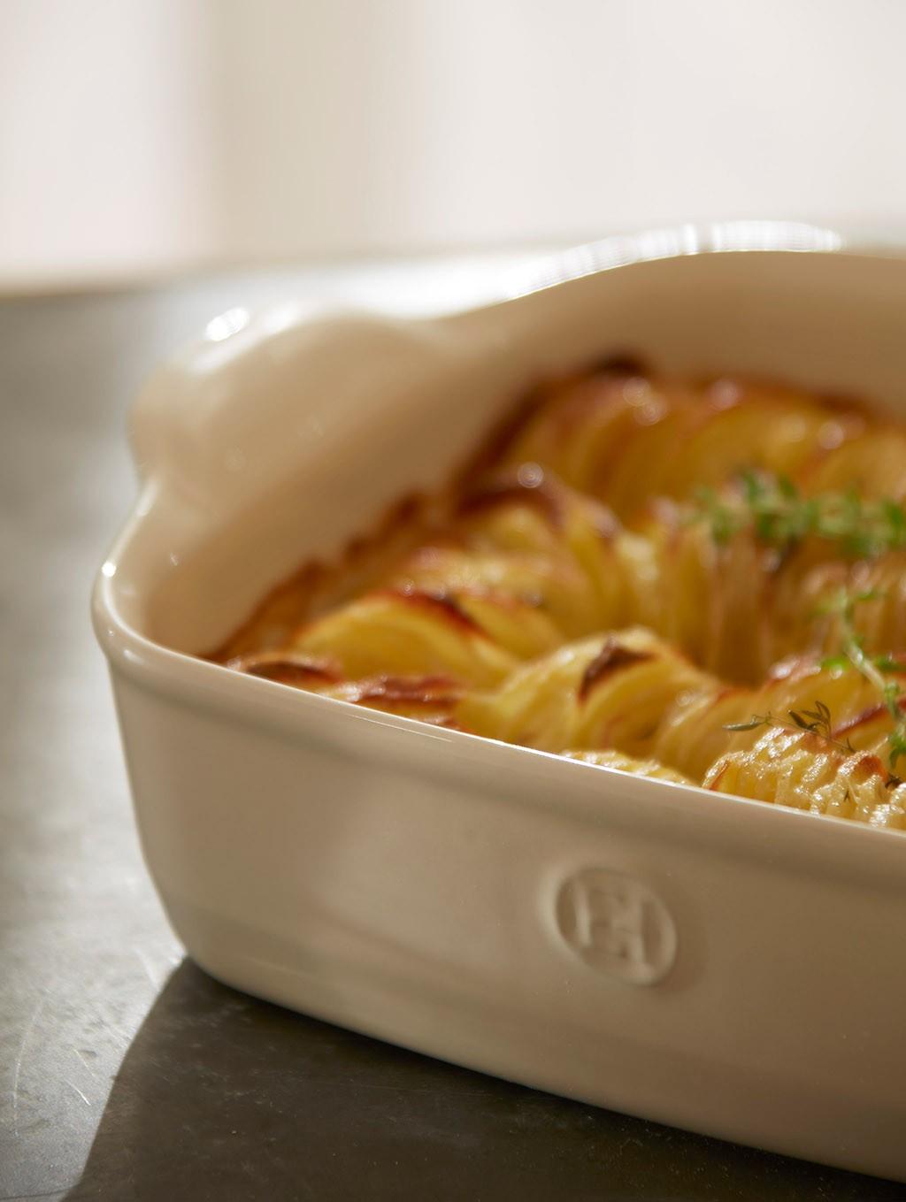 Čtvercová zapékací mísa Ultime, 28 x 24 cm, žlutá Provence