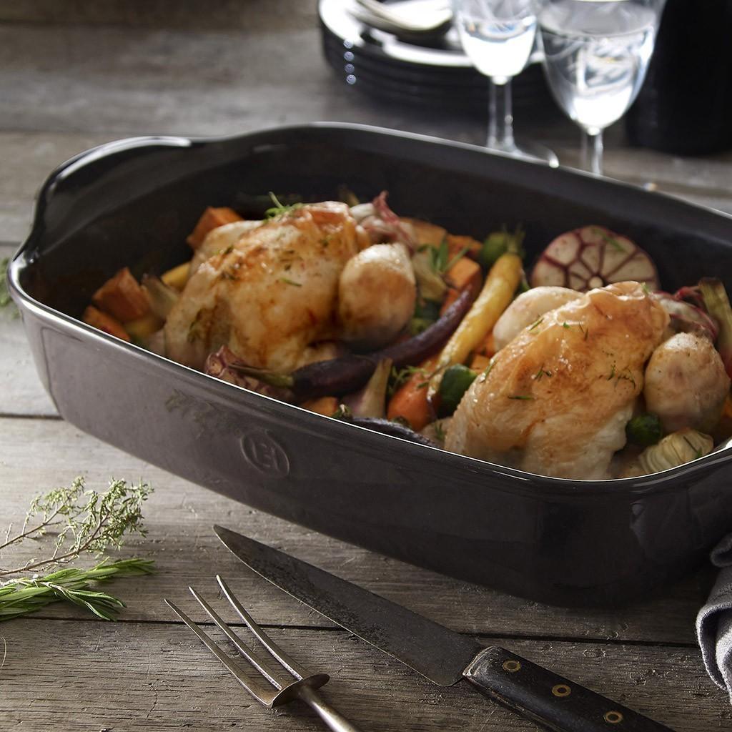 Zapékací mísa Ultime, 42,5 x 28 cm, temně modrá Belle Ile