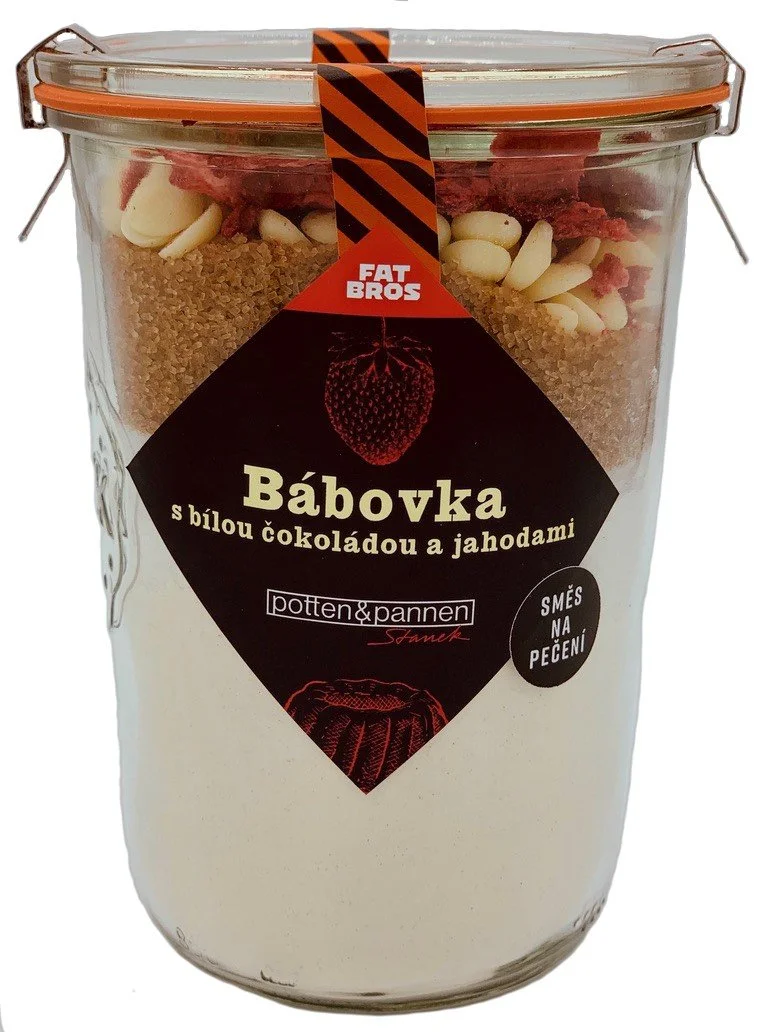 FTB KIFD Směsi na pečení - Bábovka s bílou čokoládou a jahodami 610g (EOL)