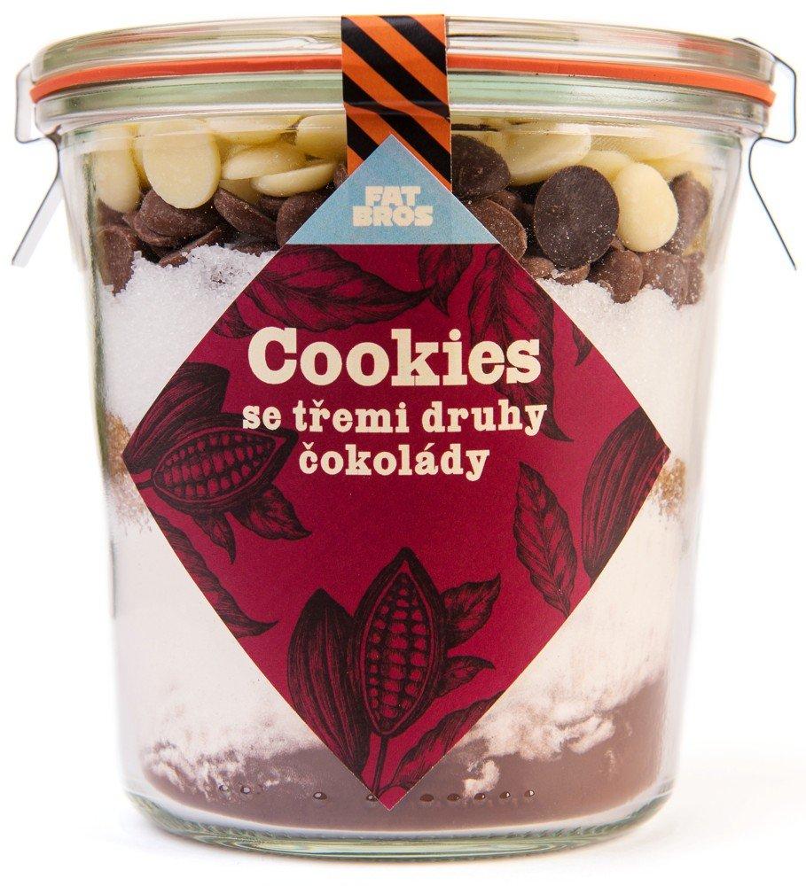 FTB Směsi na pečení - Cookies se třemi druhy čokolády 400g (EOL)